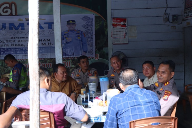 Jumat Curhat Bersama Kapolres Rohul Serap Beragam Aspirasi Masyarakat